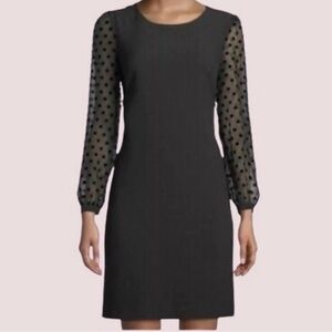 Karl lagerfeld black dress sz 6